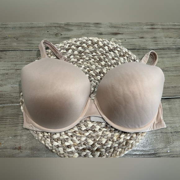 38DDD Victoria Secret Perfect Shape Coverage Nude Skin Tan Bra - Picture 1 of 5